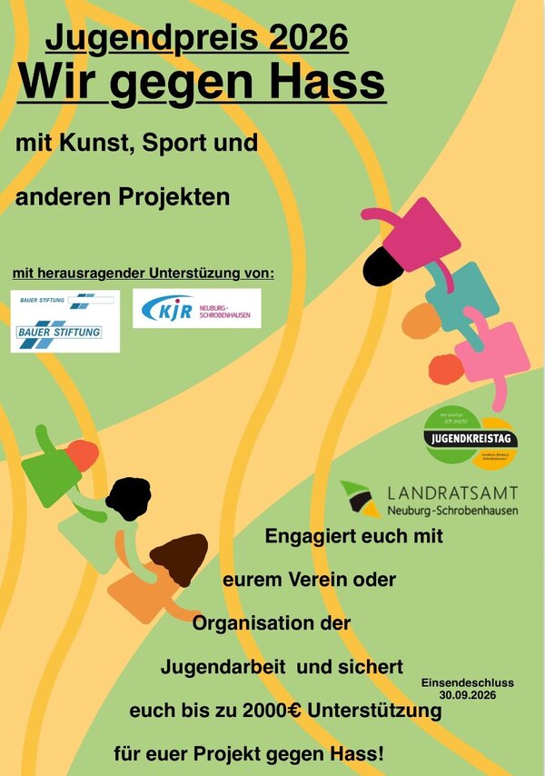 Bild vergr&ouml;&szlig;ern: Flyer Jugendpreis 2026