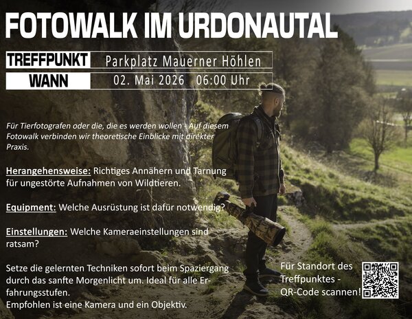 Bild vergr&ouml;&szlig;ern: Fotowalk im Urdonautal
